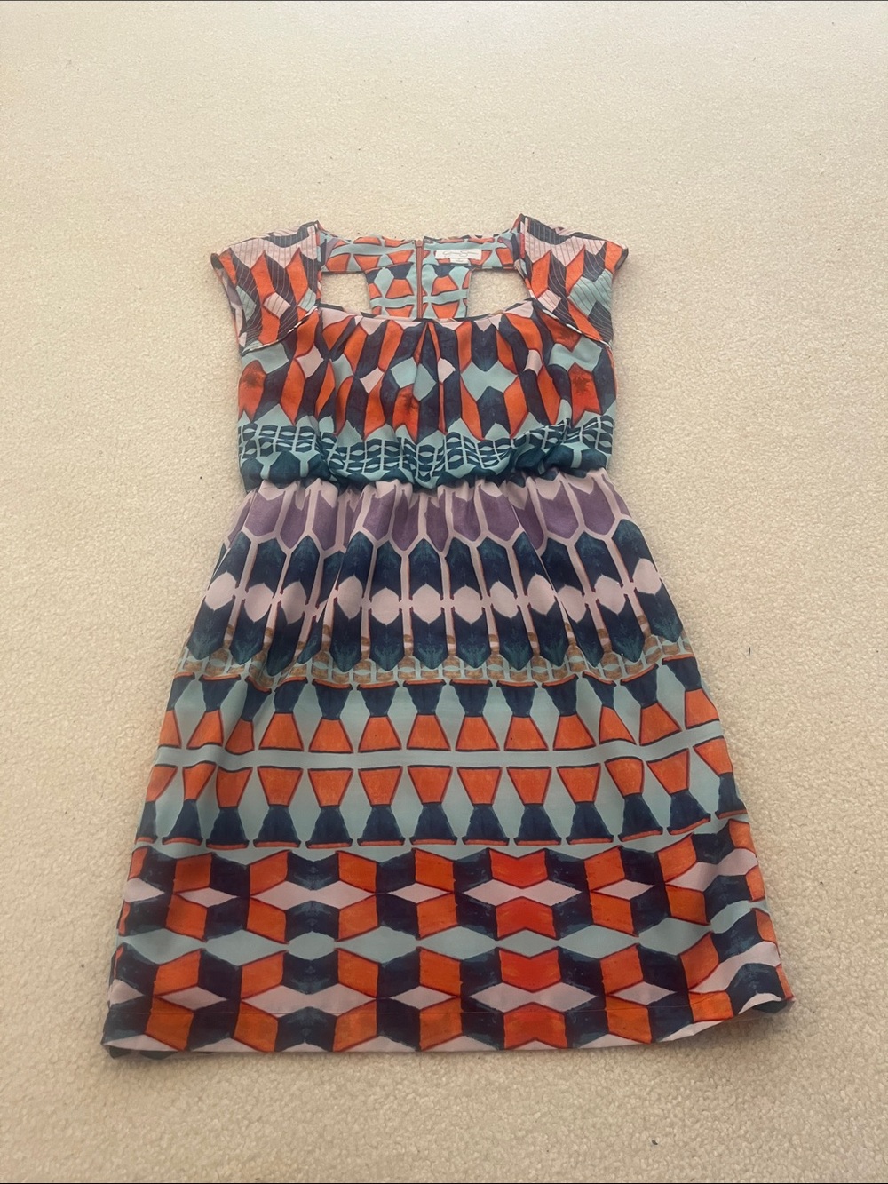 Jessica Simpson Geometric Print Dress